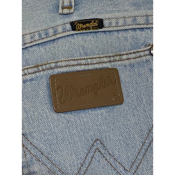 Wrangler Men’s Vintage Straight Leg Jeans 32x34 Light Blue - Picture 8 of 15